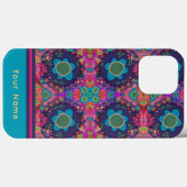 Leuke naam Boho Bloemen Aangepaste Patroon Inspira Case-Mate iPhone Case (Achterkant (horizontaal))