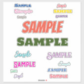 Leuke naam Variety Pack Inspirivity gepersonalisee Sticker (Vel)