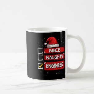 Leuke Naughty Engineer Kerstman Lijst Koffiemok