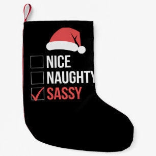 Leuke Naughty Sassy kerstlijst Kleine Kerstsok