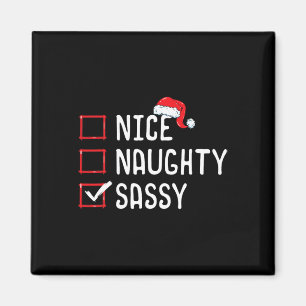 Leuke Naughty Sy kerstlijst Magneet