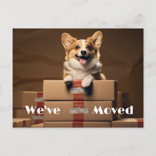 Leuke nieuwe adresherinnering, nieuw thuis Briefka Aankondigingskaart