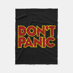 Leuke Nostalgische T-shirts Don't Panic - Dames Cl Fleece Deken