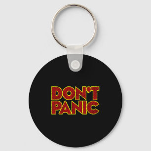 Leuke Nostalgische T-shirts Don't Panic - Dames Cl Sleutelhanger
