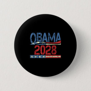 Leuke Obama voor President Obama 2028 voor mannen  Ronde Button 5,7 Cm