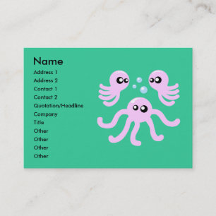 Leuke Octopus Visitekaartjes