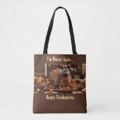 Leuke offerte Thanksgiving Canvas tas met aangepas (Voorkant)