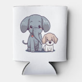 Leuke Olifant en hond Blikjeskoeler (Voorkant)