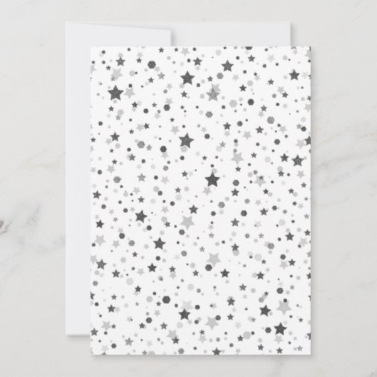 Leuke Olifant Verjaardagsfeestuitnodiging Kaart (Achterkant)