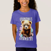 Leuke oma Grandcub T-shirt (Voorkant)