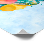 Leuke Onderwaterwalvis Poster (Hoek)