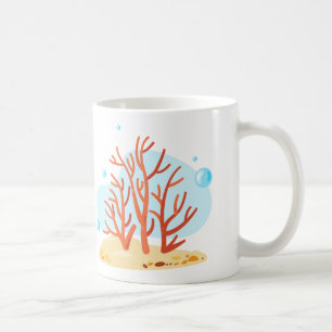 Leuke onderwaterwereld. Het leven in de oceaan. Ro Koffiemok