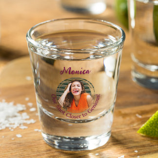 Leuke "One Shot dichter bij Genious" foto Shot Glas