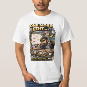 Leuke ontwerpdeadline kunst t-shirt