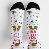 Leuke Oom Elf Naam Kerstmis Sokken (Top)