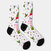 Leuke Oom Elf Naam Kerstmis Sokken (Rechts)