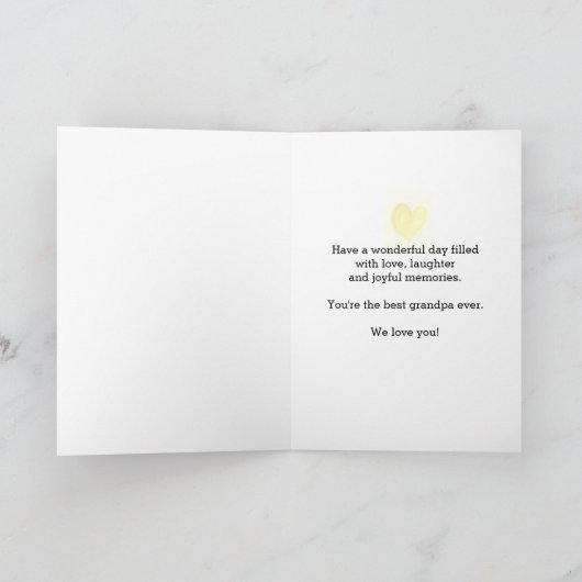 Leuke opa's dag voor Vaderdag Kaart (Binnen)