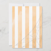 Leuke oranje kabouter spooktacular kinder Hallowee Kaart (Achterkant)