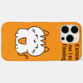Leuke oranje kat Case-Mate iPhone case (Achterkant (horizontaal))