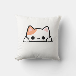 Leuke oranje kat kussen