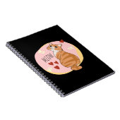 Leuke oranje kat notitieboek (Rechterzijde)