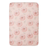 Leuke Oranje Waterverf pompoen Herfst Badmat (Voorkant Verticaal)