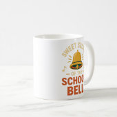 Leuke ouder Mok; Sweet Sound van de School Bell Koffiemok (Voorkant rechts)