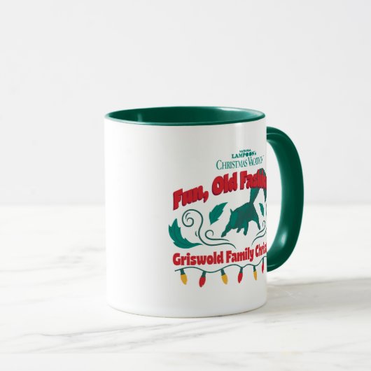 Leuke, ouderwetse Griswold familie kerst Mok (Voorkant rechts)