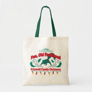 Leuke, ouderwetse Griswold familie kerst Tote Bag