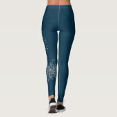 Leuke paardenbloem bloem kunst leggings (Achterkant)