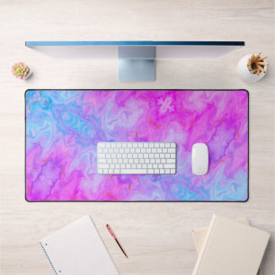 Leuke Paarse Abstracte Patroon Modern Kleurrijke B Bureaumat