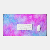 Leuke Paarse Abstracte Patroon Modern Kleurrijke B Bureaumat (Keyboard & Muis)