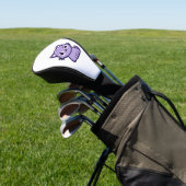 Leuke paarse kat golfheadcover (Insitu)