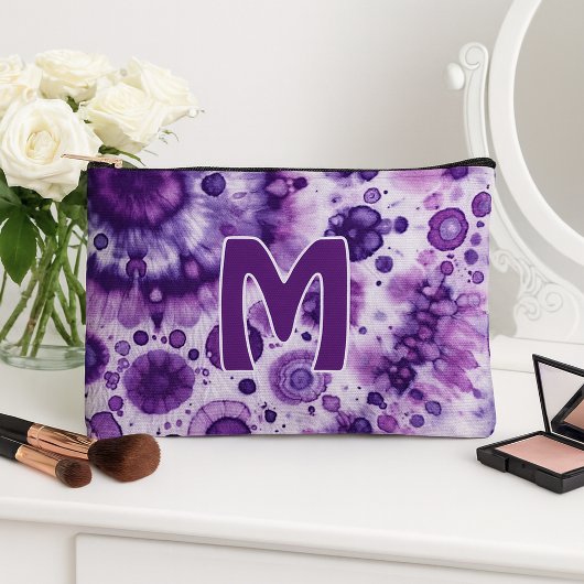 Leuke Paarse Violet Roze Batik Circles Kunstpatroo Etui