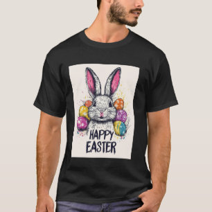 Leuke Paashaas Motief, Paashaas, Paaseieren T-shirt