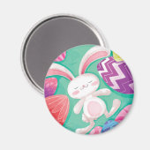 Leuke paashaas Waterverf | Magneet (Voorkant / Achterkant)