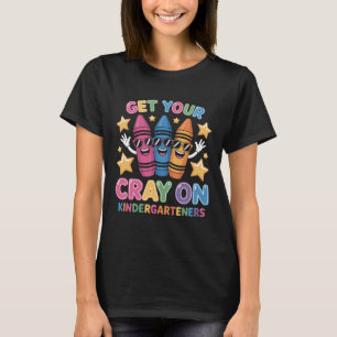 Leuke 'Pak je kleurpotlood' kleuter shirt voor jon