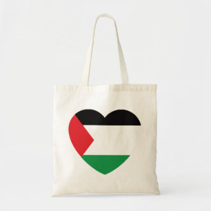 Leuke Palestijnse vlag Hart Grafisch Ontwerp Tote Bag