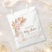 Leuke Pampas Grass Boho Meisje Baby shower Bedankzakje (Geknipt)