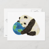 Leuke Panda Feestdagenkaart (Voorkant / Achterkant)