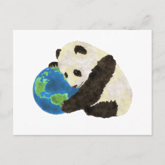 Leuke Panda Feestdagenkaart