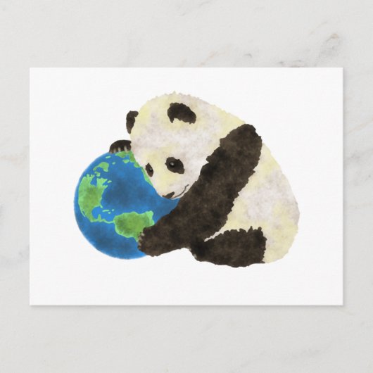 Leuke Panda Feestdagenkaart (Voorkant)