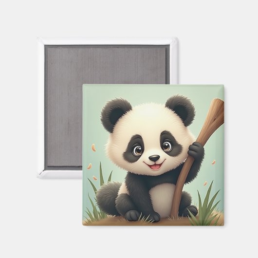 Leuke panda magneet (Voorkant / Achterkant)