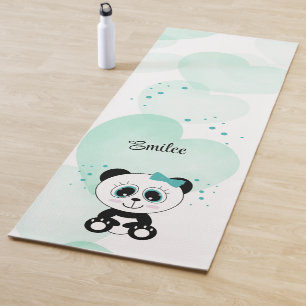 Leuke Panda (Mint Groen) Yogamat