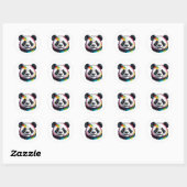 Leuke Panda Water Color Art sticker (Vel)