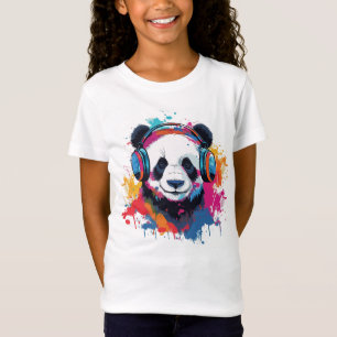 Leuke Panda waterverf heldere tekening T-shirt