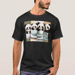 Leuke Panda's in Teacups T-shirt