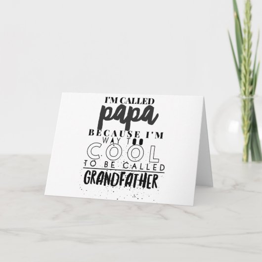 Leuke papa cadeaus van zoon kaart (Voorkant)