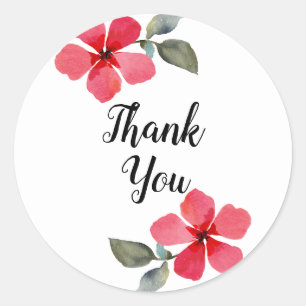 Leuke papaver rode lente bloemen bloemenfeest guns ronde sticker