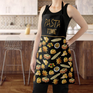 Leuke Pasta Variety Patroon Klaar om te Personalis Schort
